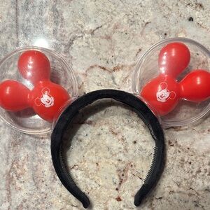 Red Mickey Mouse Ears Headband